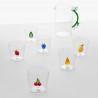 Lot de 4 verres Fruits