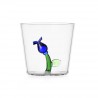 Verre fleur bleue Botanica