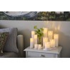 Set of 2 Sara LED Candles D 5 Battery