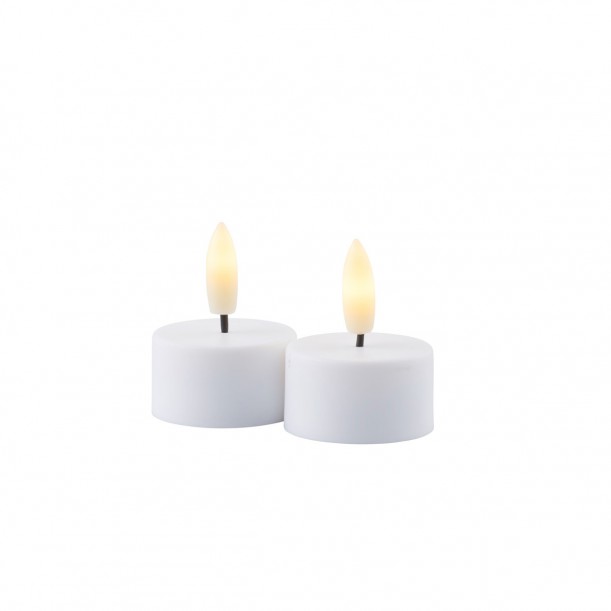 Set de 2 Bougies LED Sille 4 x 2cm Rechargeable