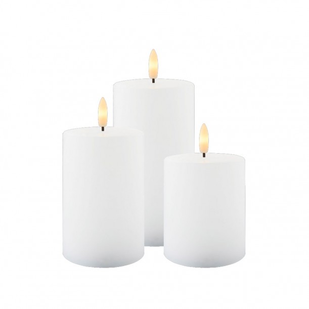 Set de 3 Bougies LED Sille Rechargeable