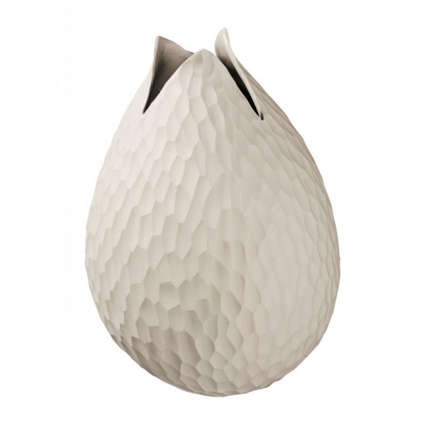 Vase en grès Natur h 22 cm