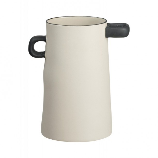 Vase en grès h 21 cm Rayu