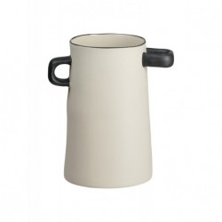 Vase en grès h 17 cm Rayu