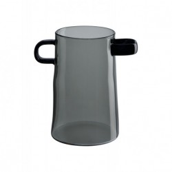 Vase en verre h 17 cm Rayu