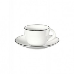 Tasse à espresso avec coupelle Lineo
