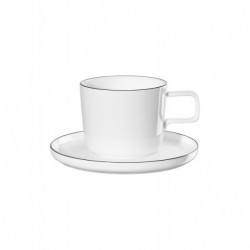 Tasse à cafe avec coupelle Oco Lineo