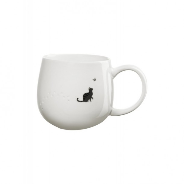 Mug Cat Footprints