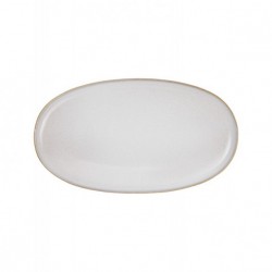 Assiette en grès ovale Saisons