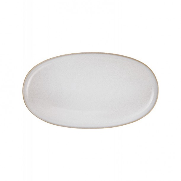 Assiette en grès ovale Saisons