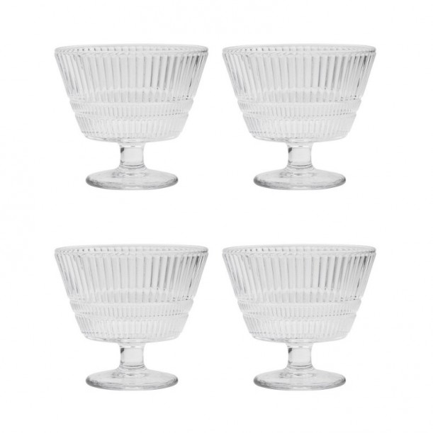 Lot de 4 bols à dessert Slots