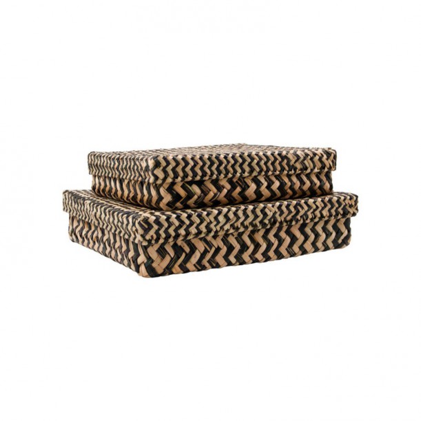 Lot de 2 boites de rangement Ollie
