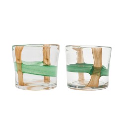 Lot de 2 photophores Hollis