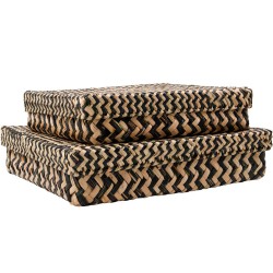 Lot de 2 boites de rangement Ollie