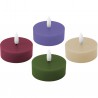 Lot de 4 bougies LED Levi