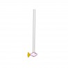 Set of 2 Straws Lilac and Green Fish