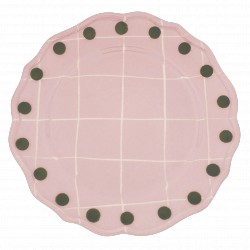 Assiette plate 27cm Quadri