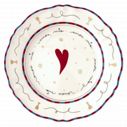 Assiette Cuore 26cm Passione
