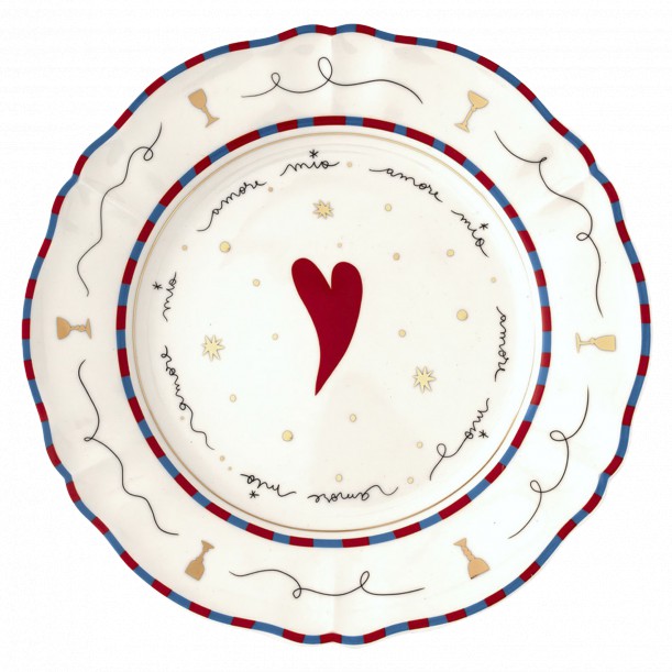 Assiette Cuore 26cm Passione