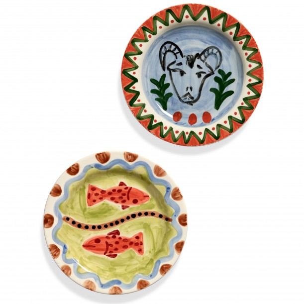 Lot de 2 assiettes The Lovers