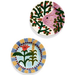 Lot de 2 assiettes Jane January