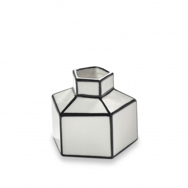 Vase en porcelaine S Carte Blanche