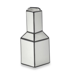 Vase en porcelaine M Carte Blanche