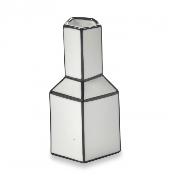 Vase en porcelaine M Carte Blanche