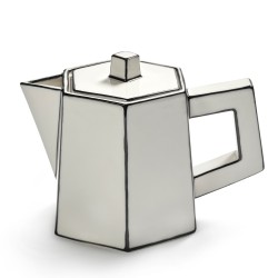 Théière en porcelaine Carte Blanche