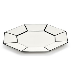 Assiette plate Carte Blanche