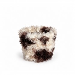 Planter cover Shaggy Cow S