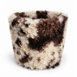 Planter cover Shaggy Cow L