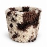 Planter cover Shaggy Cow L