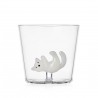 Verre rolling white cat TabbyCat