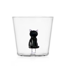 Verre sitting black cat TabbyCat
