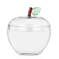 Boite en verre pomme Fruits and Flower