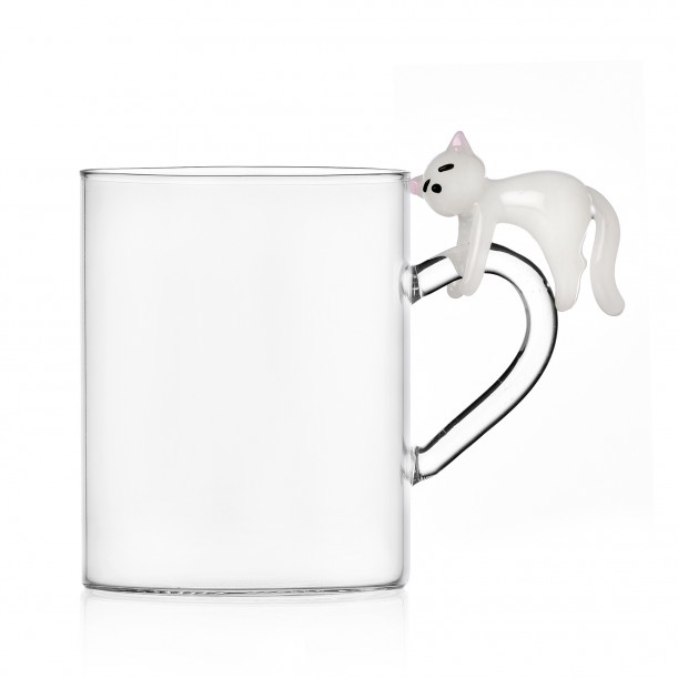Mug white cat TabbyCat