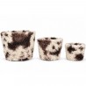 Planter cover Shaggy Cow M