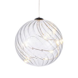 Décoration LED Wave Ball dia 10cm