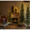 Arbre de noël LED Alvin h 90cm