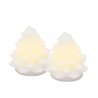 Lot de 2 sapin LED 7cm Carla