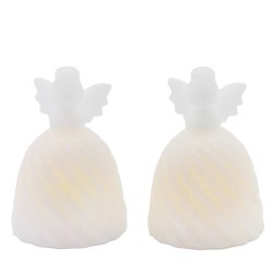 Lot de 2 anges LED 10cm Angel