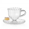 Tasse à thé et soucoupe Millefeuille