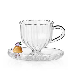Tasse à thé et soucoupe Blackberry Charlotte