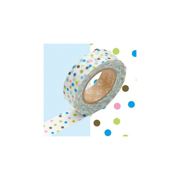 Masking Tape Dot Blue and Multicoloured MT by Mark's