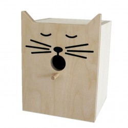 Cat Face Bird Box