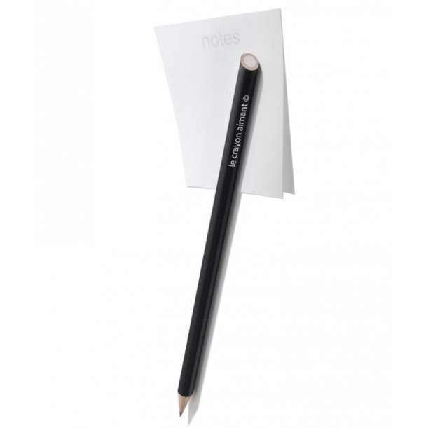 Black Magnetic Pencil Paper Tout Simplement 