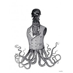 Affiche Octopus In a Jacket