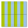 Serviettes "Bandes"