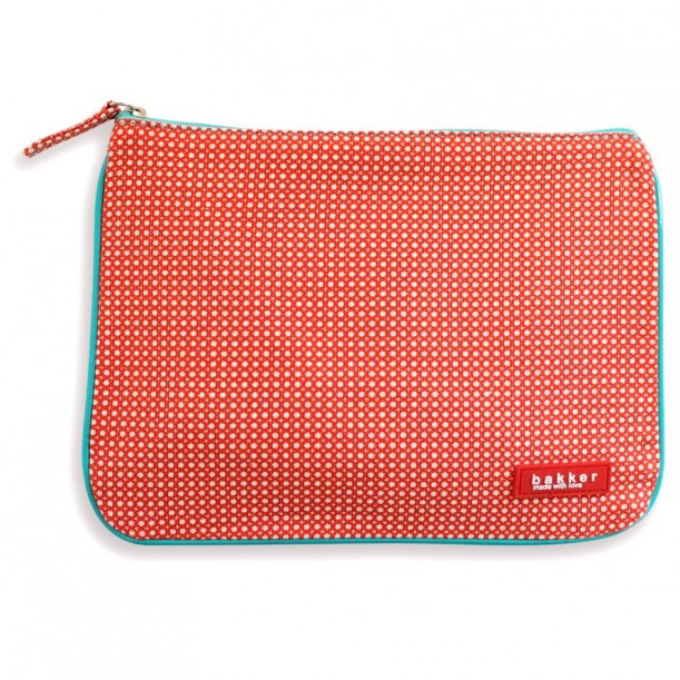 Orange Circle Flat Pouch Bakker